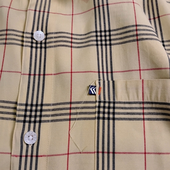 Karl Kani Vintage Yellow and Black with Red Casual Button Down Shirt, 2X - Picture 12 of 16